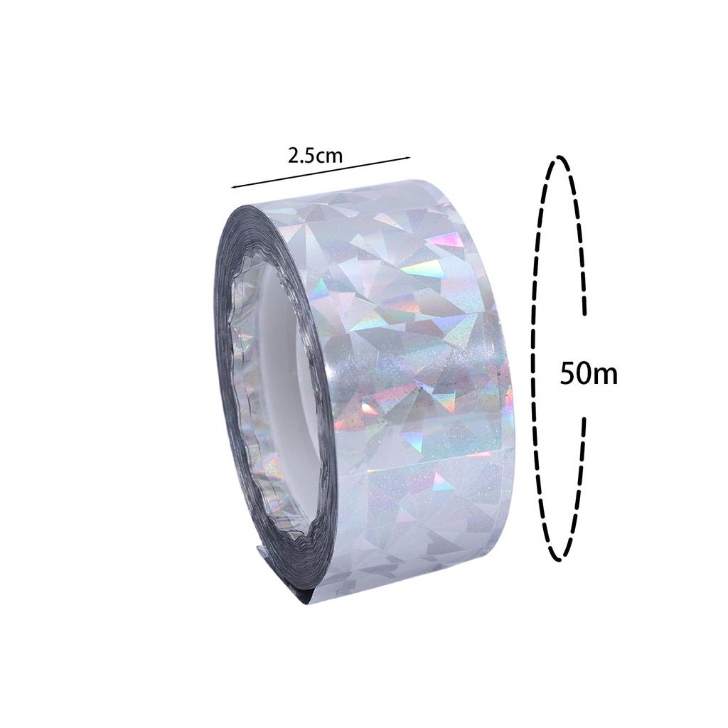 Bird Repellent Scare Tape  Double-sided Laser Pest Control Scarer Birds Repeller Flashing Anti Ribbon Pigeons Crow Keep Away
