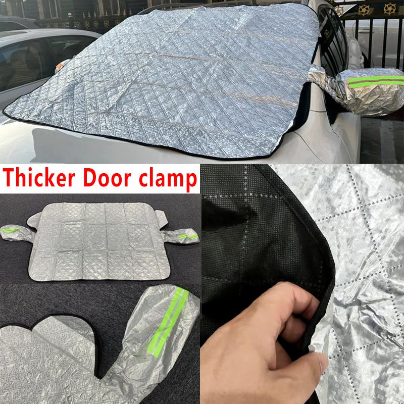 Winter Car Snow Cover For Volkswagen VW Polo Mk5 2010~ Skoda Rapid Vento Ameo 6R 6C 61 Front Windshield Sunshade Accessories