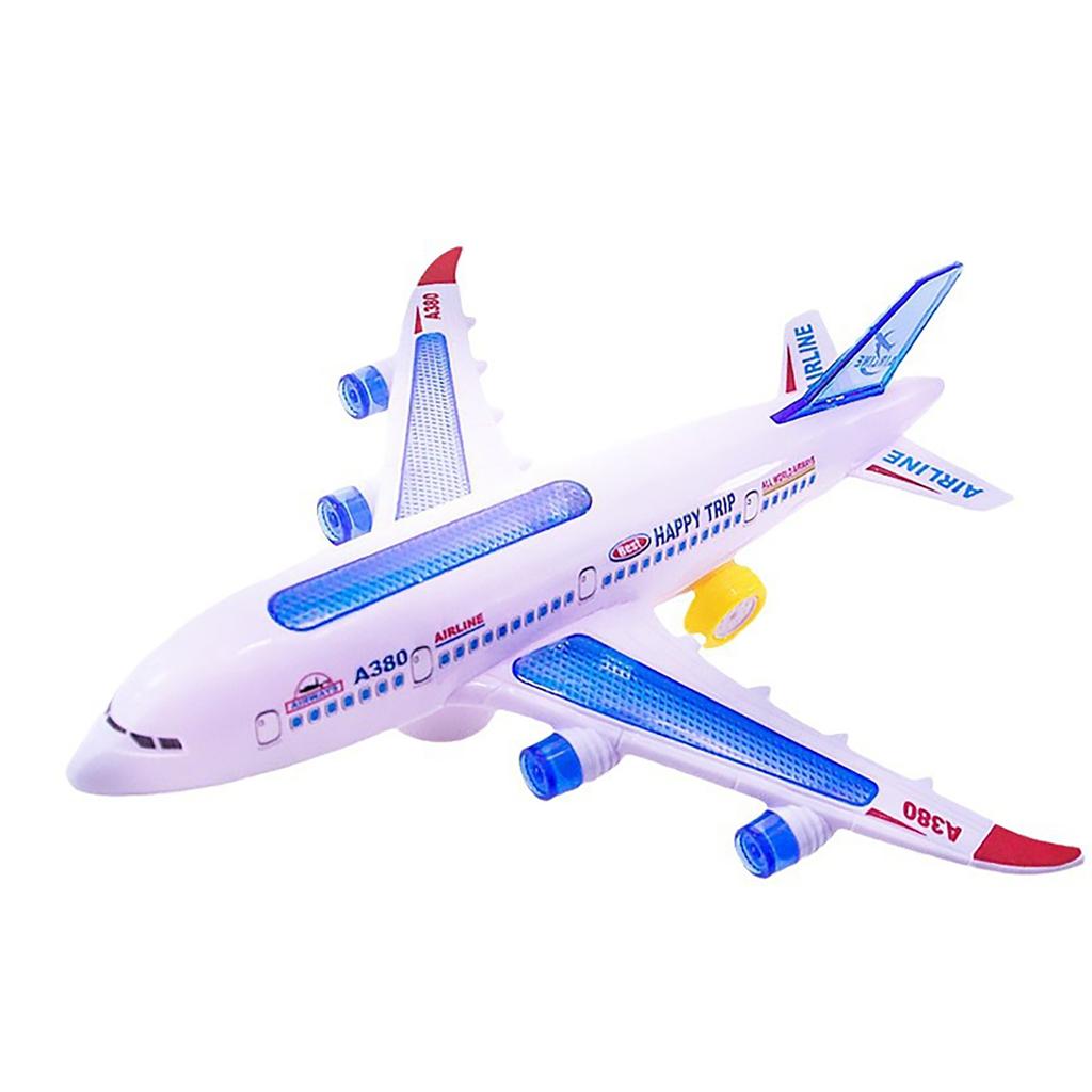 Electric Flash Music Universal Airplane, Diy Assembled Model, Automatic Obstacle Avoidance During Universal Driving