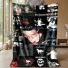 Soft Flannel Blanket Lightweight Cozy Bedroom Living Room CoverDeftones