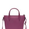 Lacoste Mode Pendler Alsidig Logo PVC Tote Taske Lille Dame tasker Lilla Rød NF2609PO-Q66