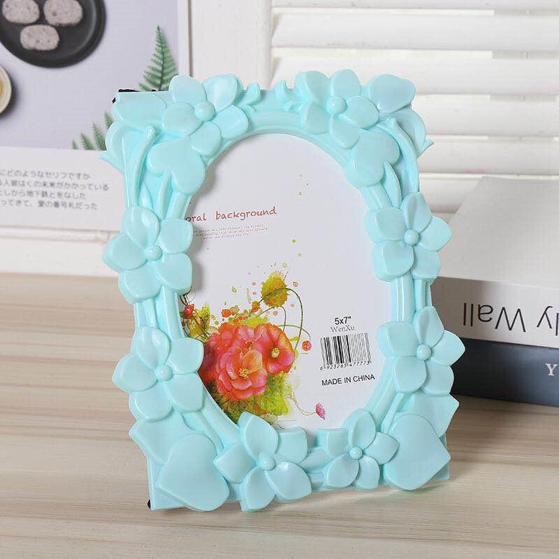 Plastic Photo Frame Picture FrameLarge Lily Flower Decorative Photo Frame Ornament