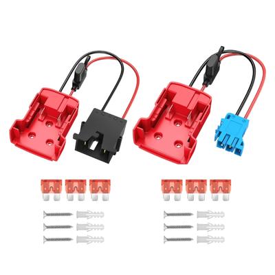 Universal 18V Lithium Battery Power Adapter for Riding Toy Car with Harness Connectors 3pcs 40Amp Fuses Included