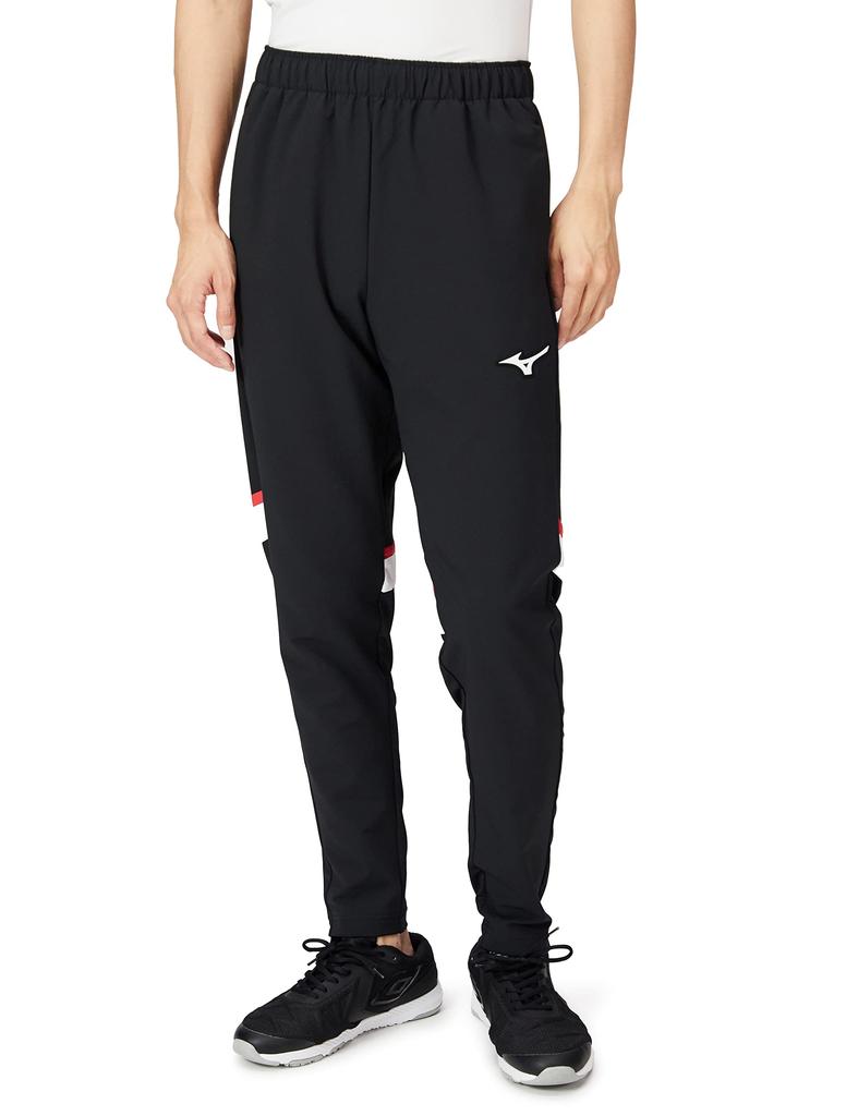 Mizuno Morelia Tech Shield Piste Soccer XL Pants, Windproof, Wear, Black, (P2MF2505)
