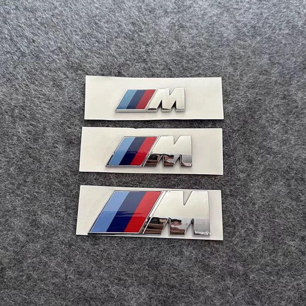 1PCS Car Fender Side Emblem Rear Trunk Badge M Logo Sticker For BMW Mini M M3 M5 M6 E46 E90 F30 G20 E36 E34 G20 G30 Accessories