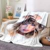 Taylor Swift'S Hair Style Blanket Soft Throw Blanket For Home Bedroom Bed Sofa Travel Office Solid Christmas Blanket
