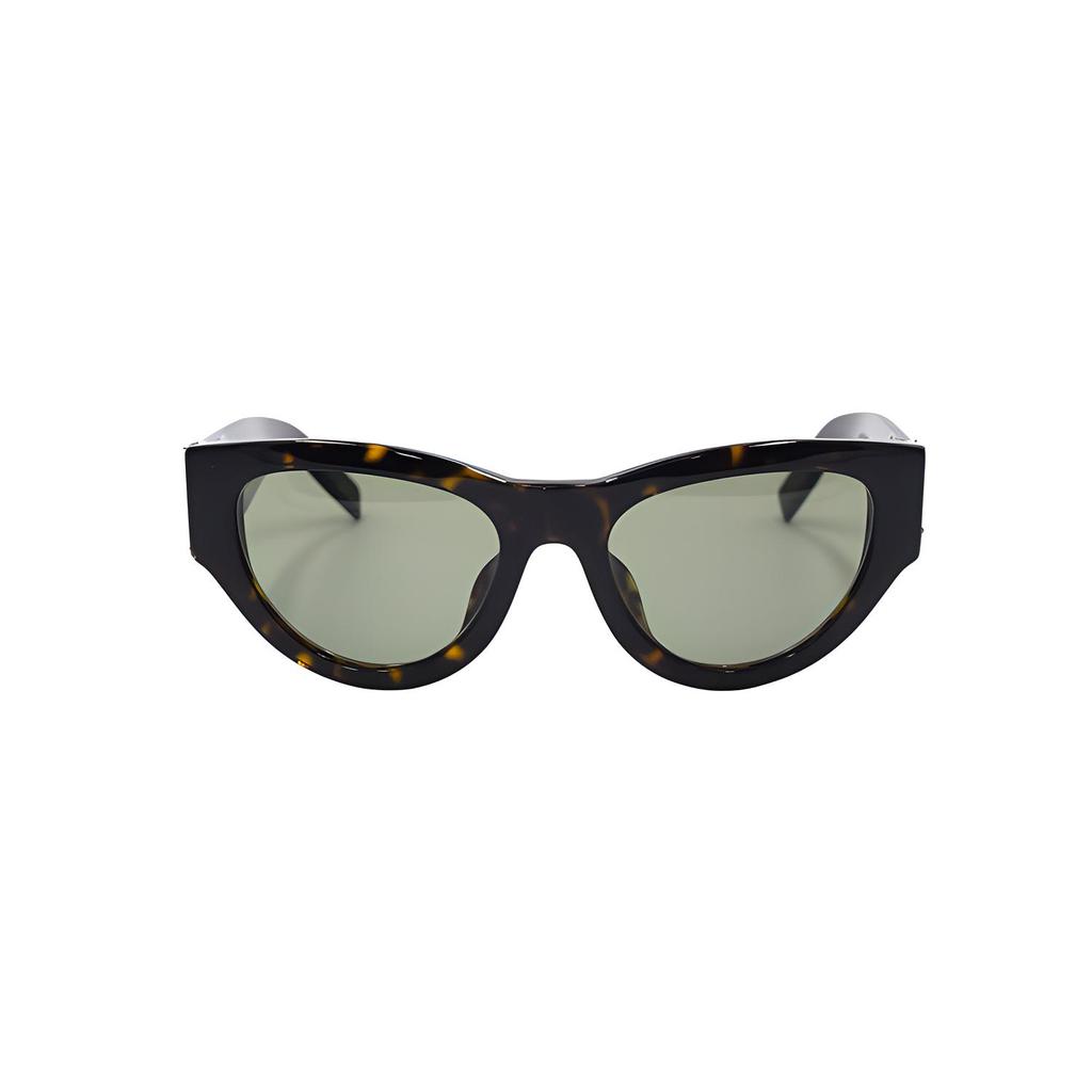 Saint Laurent Interwoven Letters Series Cat Eye Sunglasses Women Sunglasses Tortoise SLM94F-005