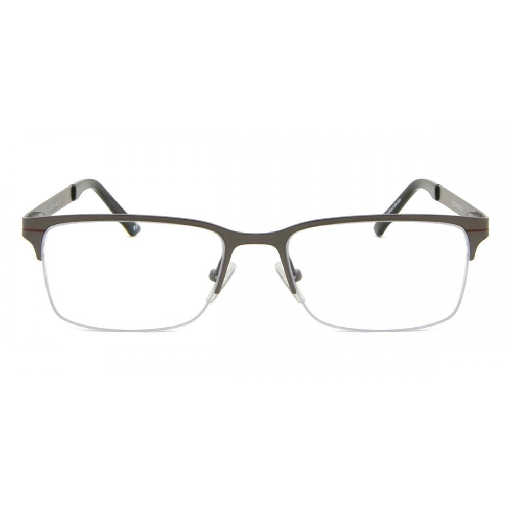 Semi Rimless Rectangle Grey Smartbuy Collection Jan Asian Fit 646a Fashion Unisex Eyeglasses