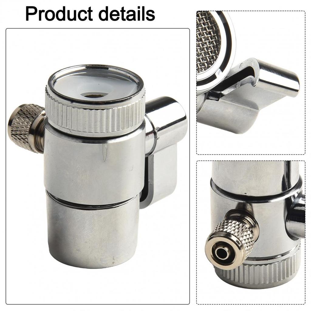 Silver Above Counter Water Filter for 1/4 RO Tubing