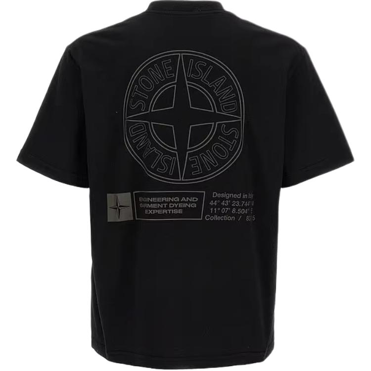 STONE ISLAND Pullover Round Neck Short Sleeve T-Shirt Men Tops K2S152100037S0241-V0029