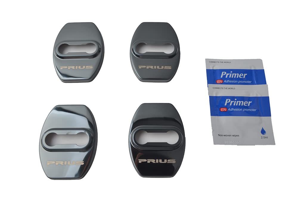 Prius 30 Series 40 Series 50 Series Door Striker Stainless Steel Cover Metallic Custom