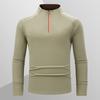 Men S Quick Dry Half Zip Long Sleeve Stand Collar Sports T Shirt