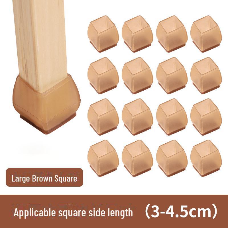 Silent Silicone Anti-Slip Table & Chair Leg Protectors - Durable, Wear-Resistant Covers