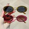 Luxury Oval Sunglasses Trendy Fashion UV Protection Women Sunglasses Driving Beachwear Small Frame Sunglasses for Women & Men
