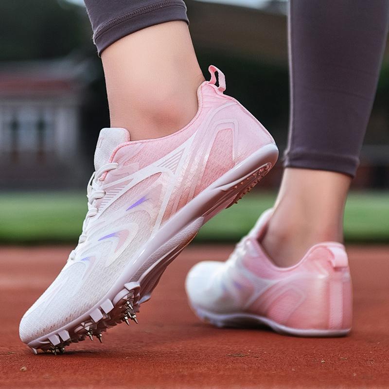 Fashion Field Nails Sneakers Women Lightweigh Comfortable Woman Running Spikes Shoes Breathable Non-slip Student Track Shoes