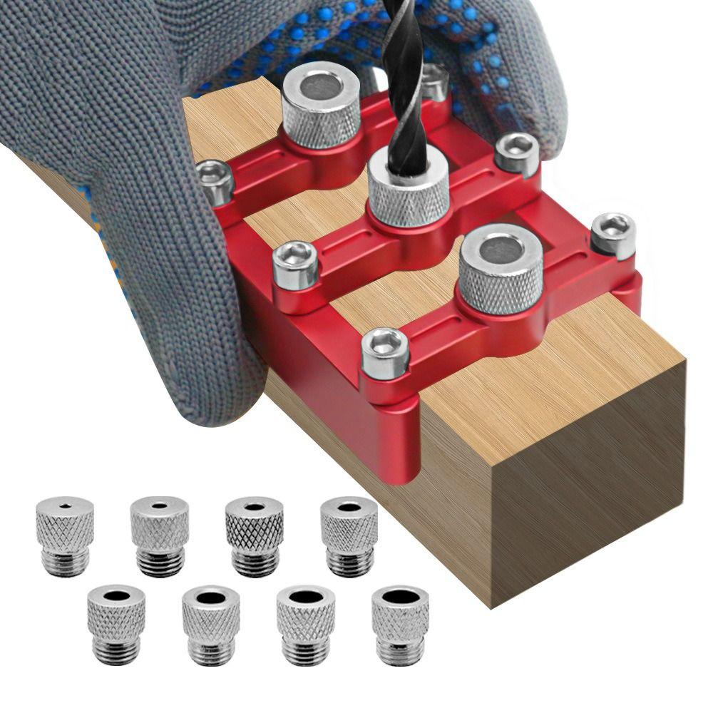 Three-in-One Design Self Centering Dowelling Jig Dowel Hole Positioner Locator  Woodworking Joinery