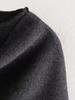 2023 Y2K Women's Asymmetrical Scarf Short Knit Long Sleeve Cardigan
