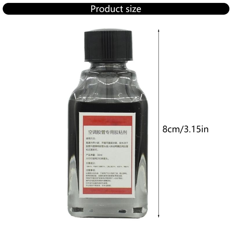 Car Air Conditioning Pipe Sealant Glue, Strong Adhesion High Temperature Resistance Easy Application Fit for Technicians