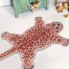 1pcs Irregular Tiger-shaped Rugs Household Animal Rugs Household Bedroom Sofa Floor Mats Non-slip Indoor Carpets