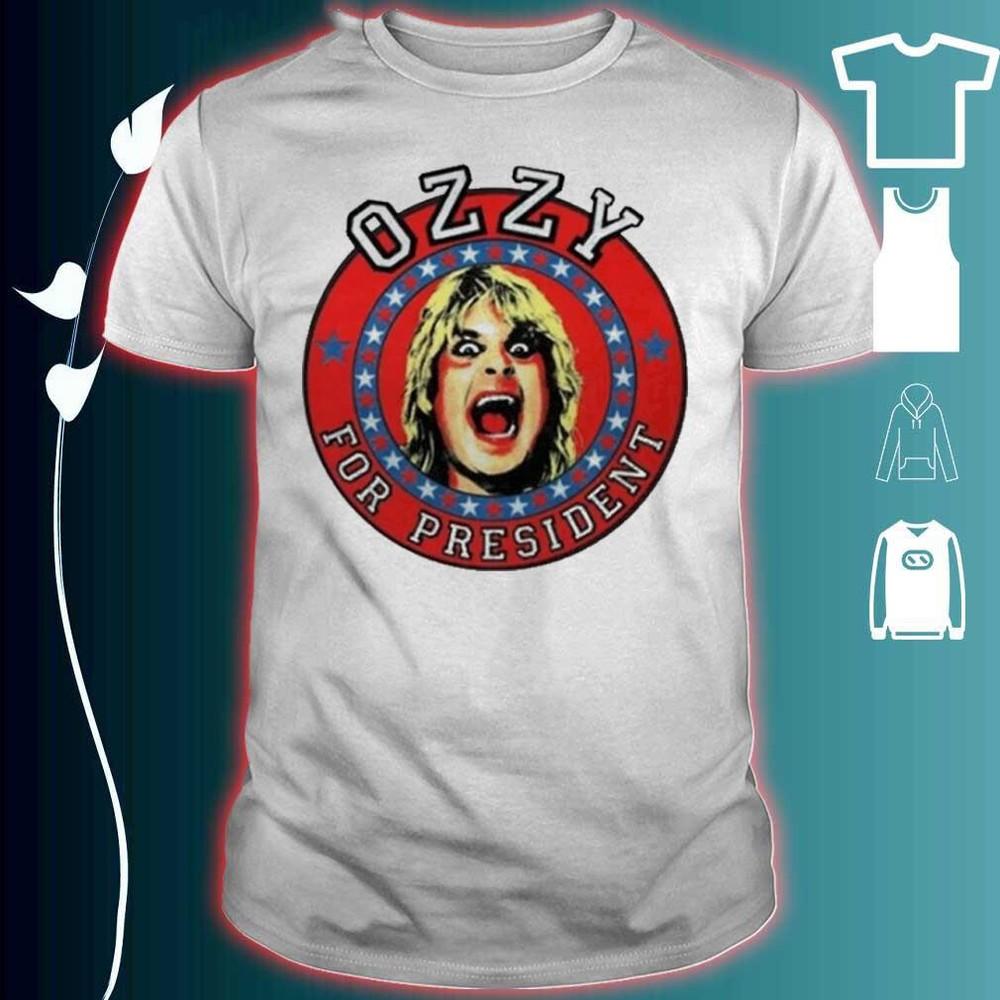 

Ozzy For President Christmas Cotton Black Men S234XL Tshirt Unisex T-Shirt XXXL