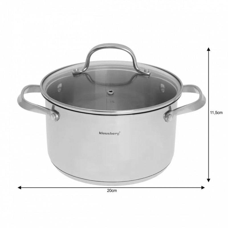 Klausberg Garnek Z Pokrywą 3.3 L Kb-7213