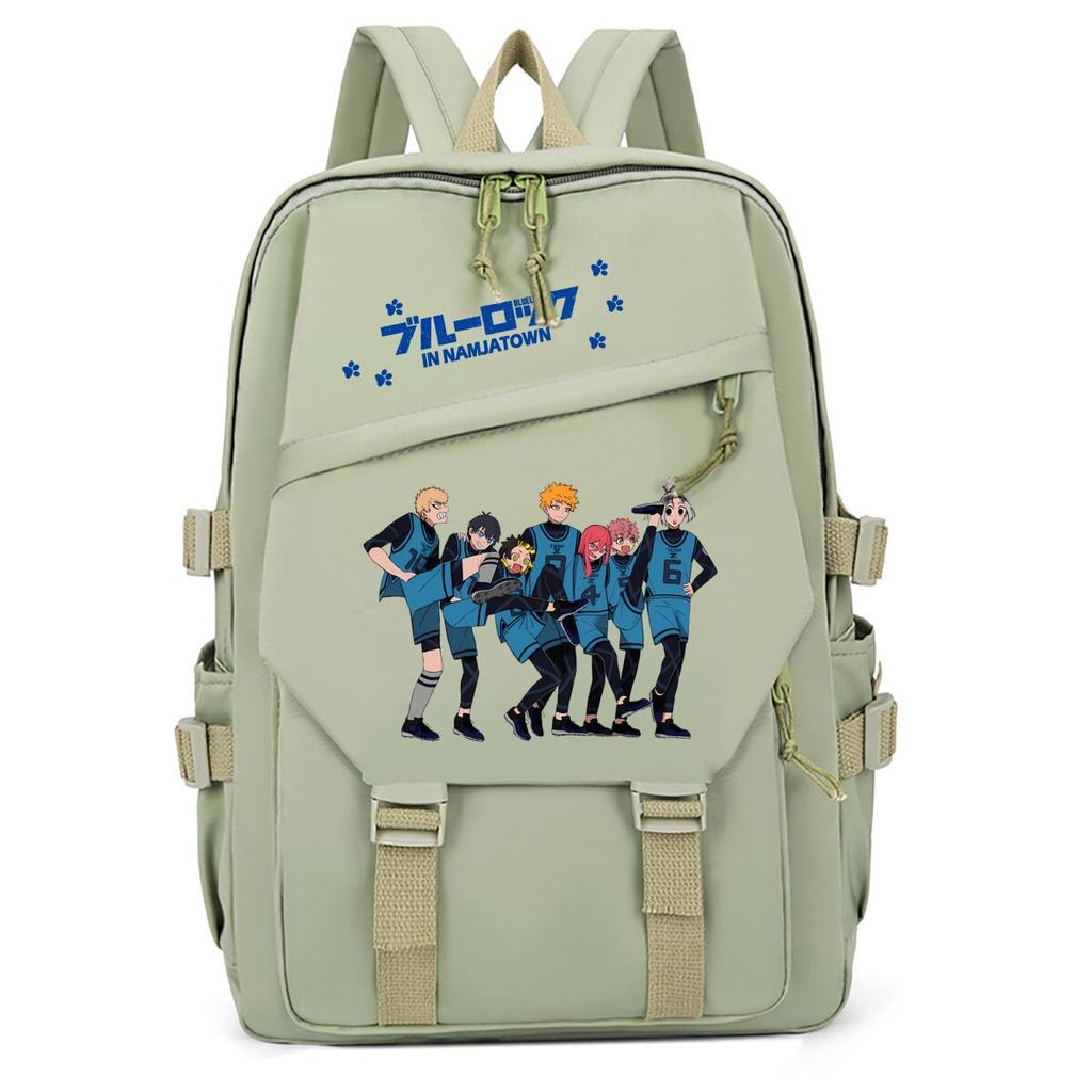 Animation Peripheral Style School Bag Campus Male And Female Students Casual Versatile Composite Cloth Backpack