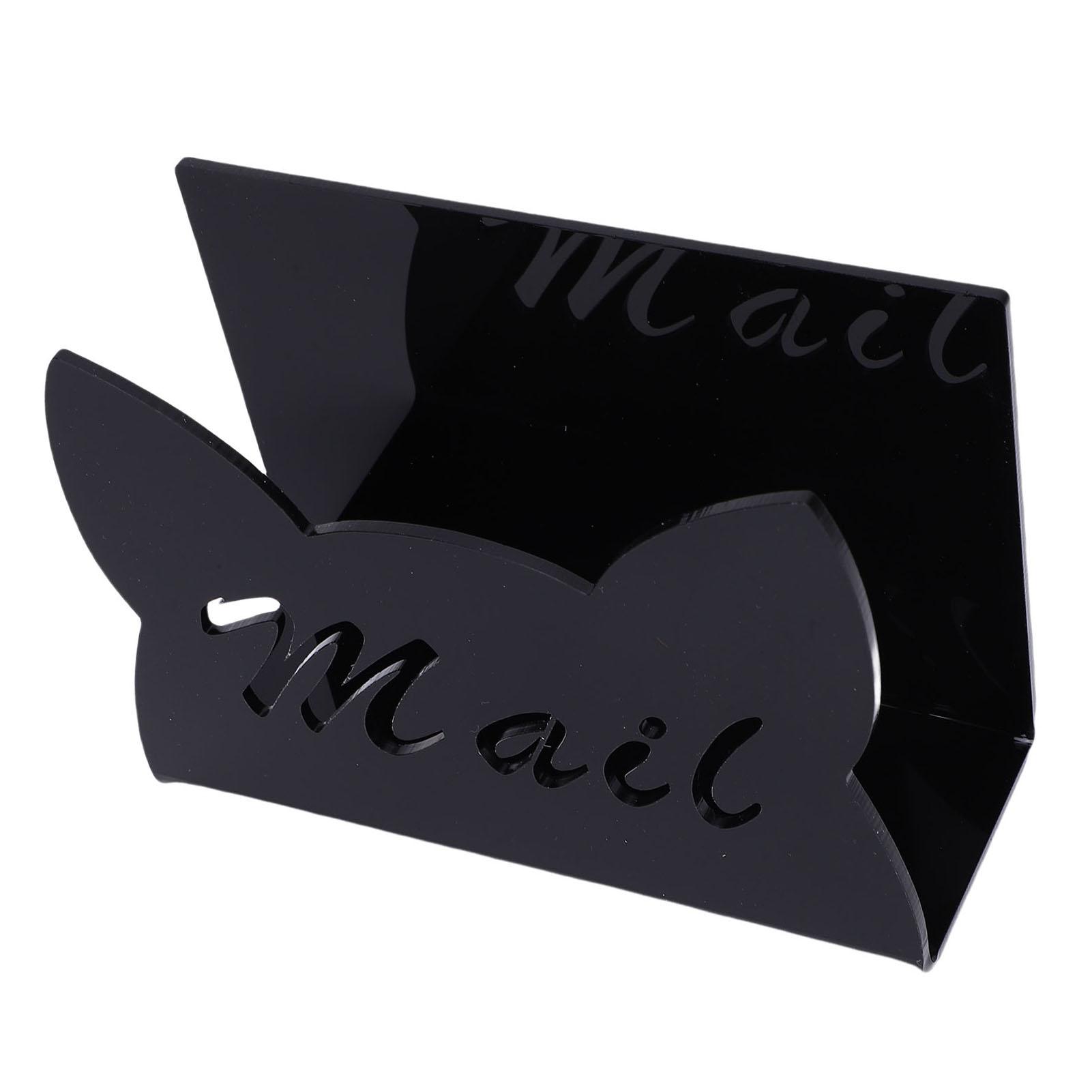 Акриловый сортировщик для почты   Настольный держатель для писем Стенд для конвертов на стол для   Школьного Кота