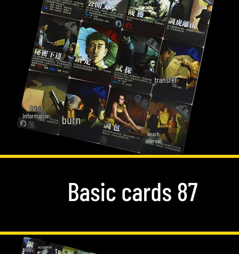 New Edition: The Sound of the Wind Returns - Espionage-themed Tabletop Game Cards with Blacklist Upgrade & Expansion.
