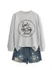 Women's European Autumn/Winter Round Neck Long Sleeve Hoodie