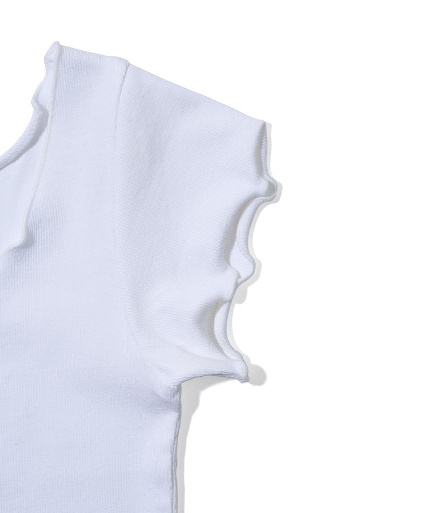 YOUHEE Youhee Friends Off-Shoulder T-Shirts_White