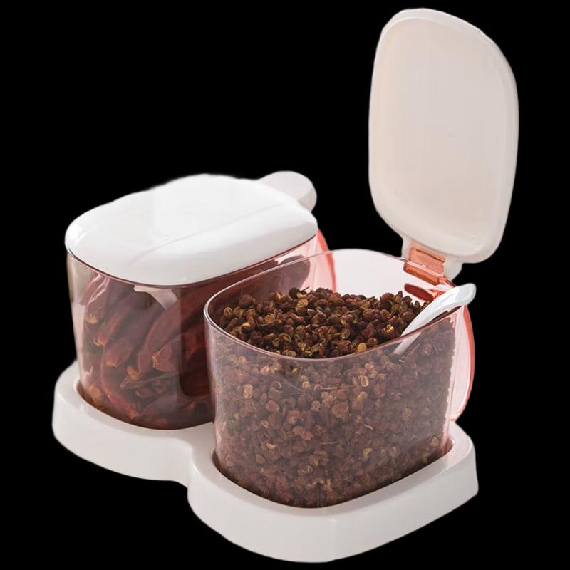 Chahua 2-Piece Plastic Seasoning Jar Set