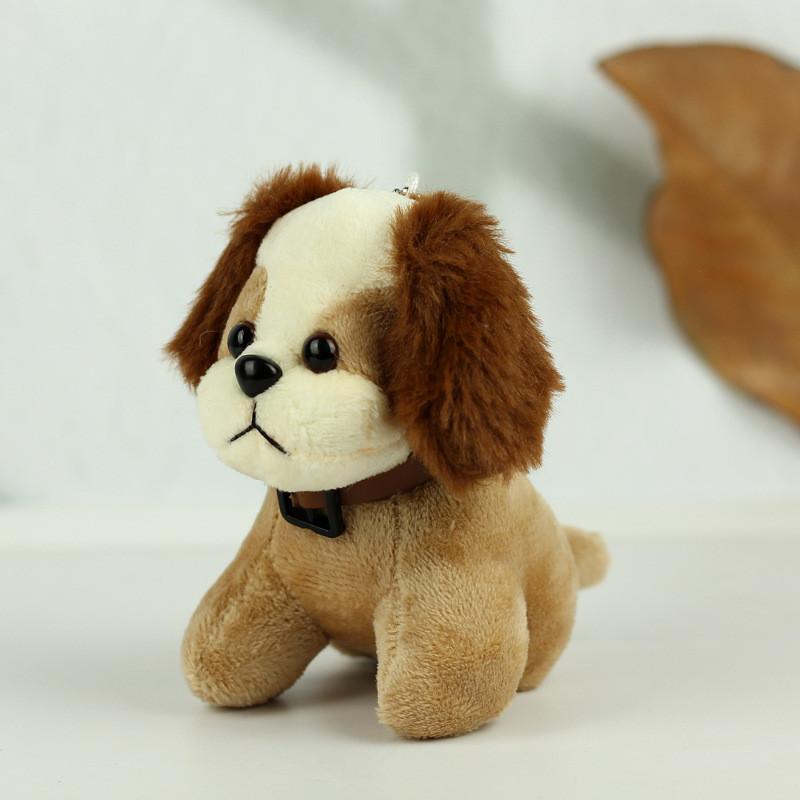 Plush Delightful Dog Figure Keychain For Kids And Adults In Various Colors