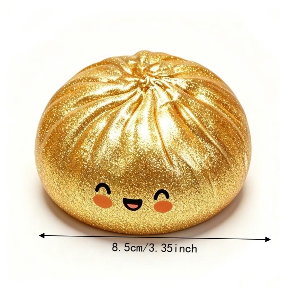 Slow Rebound Simulation Steamed Bun Fidget Toy Glitter Squishy Dumpling Birthday Party Favors