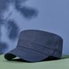 Pure Cotton Flat Top Hat Dad Casual Sun Cap Lady Army Military Hats Men Big Size Baseball Caps 55-60cm 60-65cm