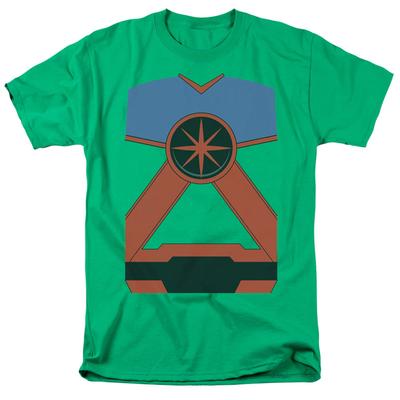 Justice League Of America Martian Mh Herren T-Shirt Kellygrün