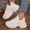 Fashion Sneakers for Women Mesh Breathable Casual Shoes Designer Platform Height Increasing Sports Shoes Comfort Tennis Shoes for Women