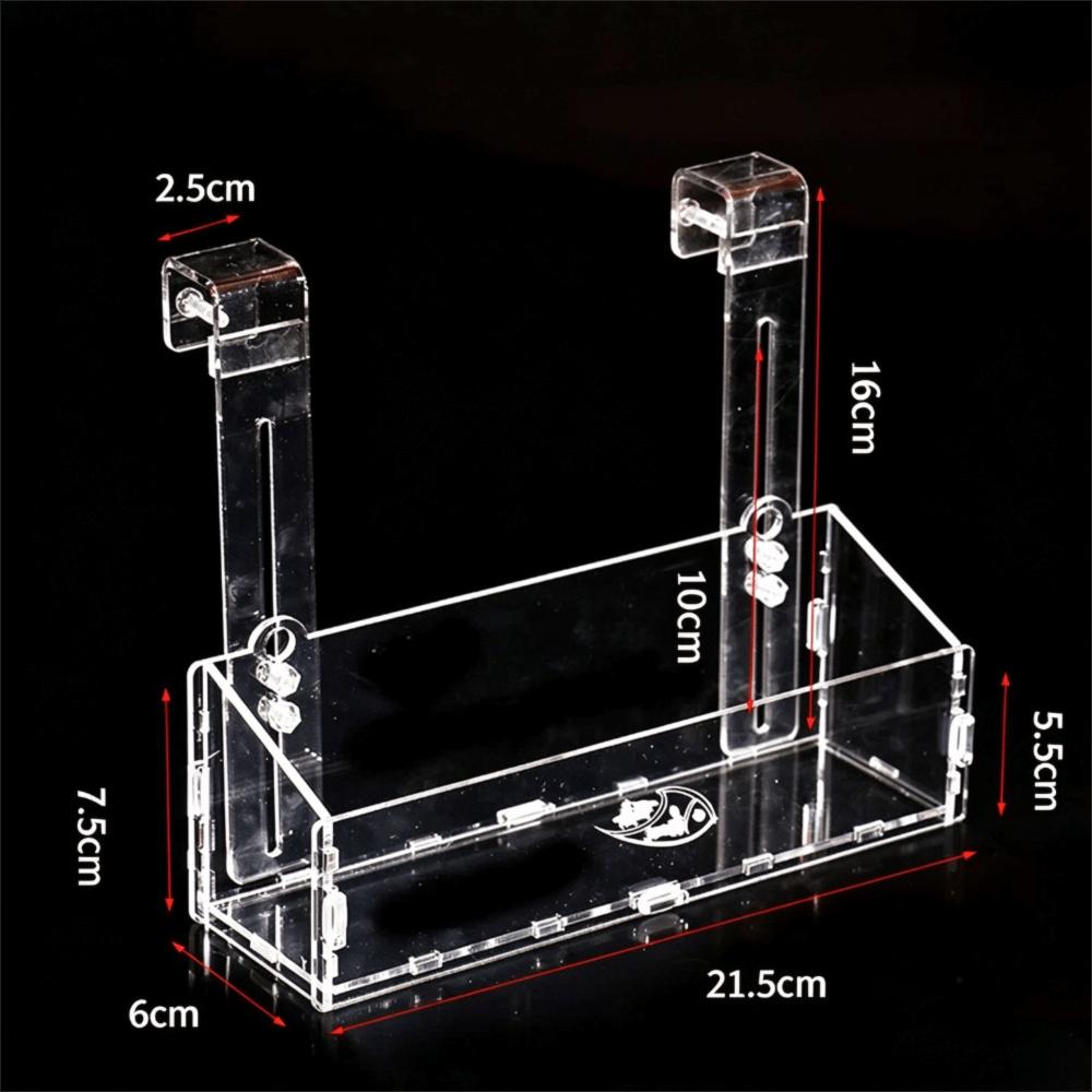 Suction Cup Mount Aquatic Plant Cup Acrylic Fish Tank Plant Holder Aquarium Decor