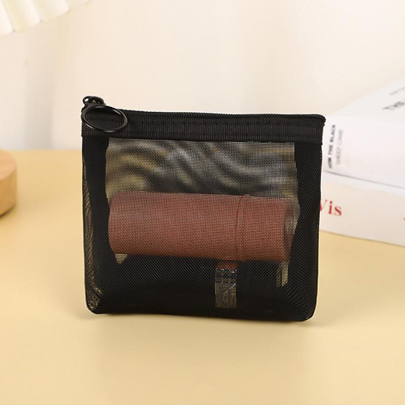 Mesh Cosmetic Bag Convenient Storage Bag Large Capacity Portable Travel Bag