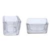 Clear Chalk Protections Box Portable Billiard Chalk Storage Case Acrylic Billiard Chalk Powder Box Billiard Accessories