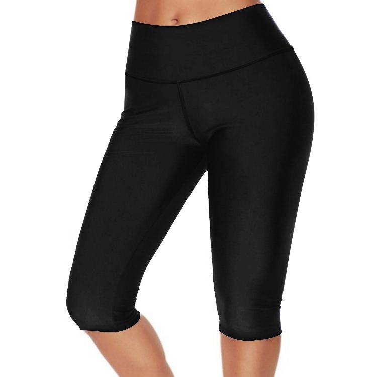 High-waisted Tummy-tucking Slimming Bum-lifting Yoga Leggings for Women – Shaping Cropped Cycling Shorts