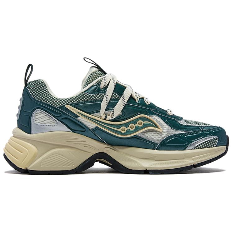 SAUCONY 2K Cavalry Comfortable Versatile Running Shoes Unisex Sneakers Green Silver S79053-16