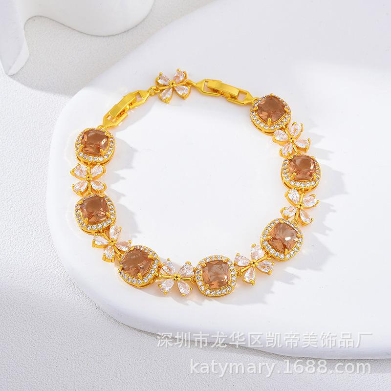 Different Environment Color-Changing Sultanite Bracelet Turkey Seven Colors Boehmite Bracelet