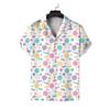 2026 Men's Shell Short Sleeve Shirt, Loose and Comfortable Hawaiian Vacation Top Shirt