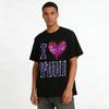 I Heart You Sparkly Graphic Tee Glittery Love Statement Top Pure cotton T-shirt