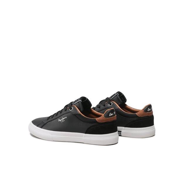 Мужские кроссовки Pepe Jeans Kenton court pms30839 чёрные