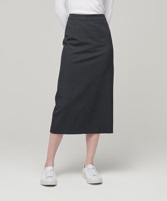 Woman Women'S High-Waisted Long Skirt [Gray]