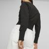 Puma Classics Forward History Crew Neck Embroidered Logo Pullover Long Sleeve Sweatshirt Women sweatshirt Black 623461-01