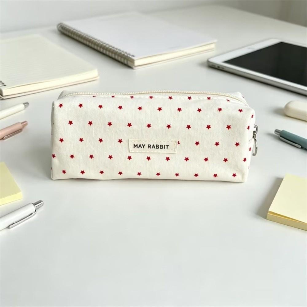 Portable Pen Bag Large Capacity Stationery Pouch Aesthetic Pencil Case  Students