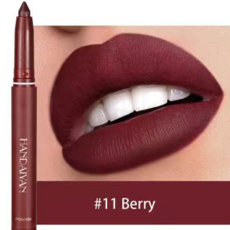 Es ist nicht leicht zu verblassen und an der Tasse zu kleben. Lippenstiftstift Matt Lipliner