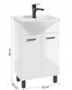 Gloss Bathroom Cabinet with Washbasin 84x55 Mea, with Faucet and Siphon